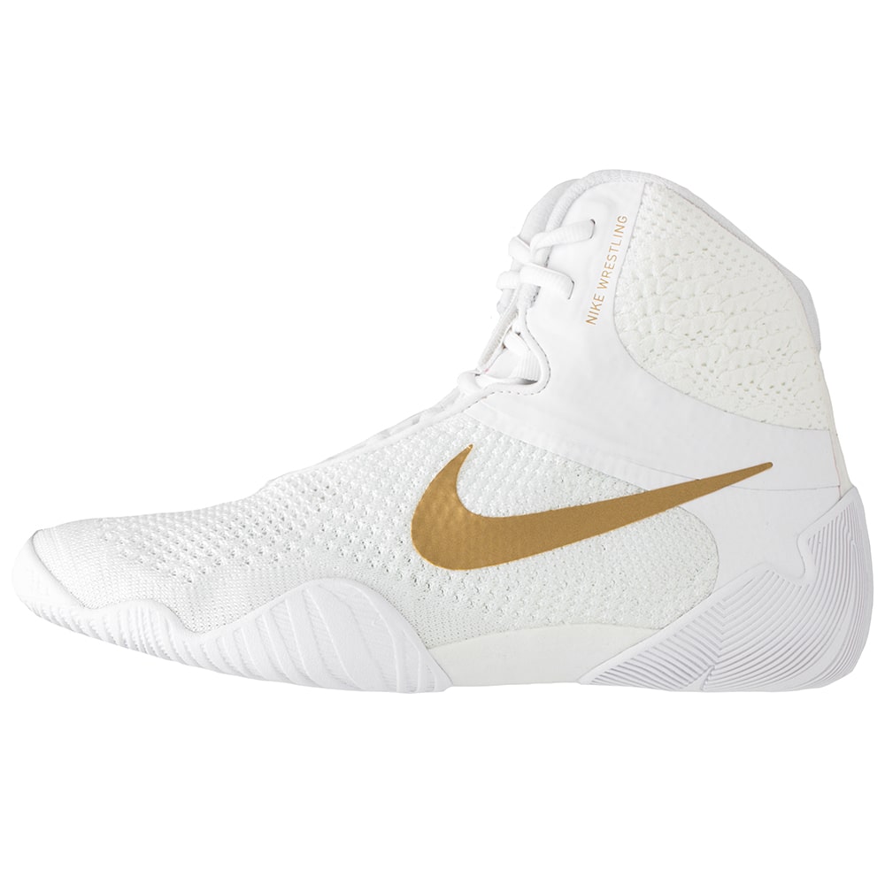 white gold nike shoes