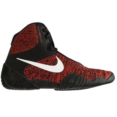 nike shoes black red