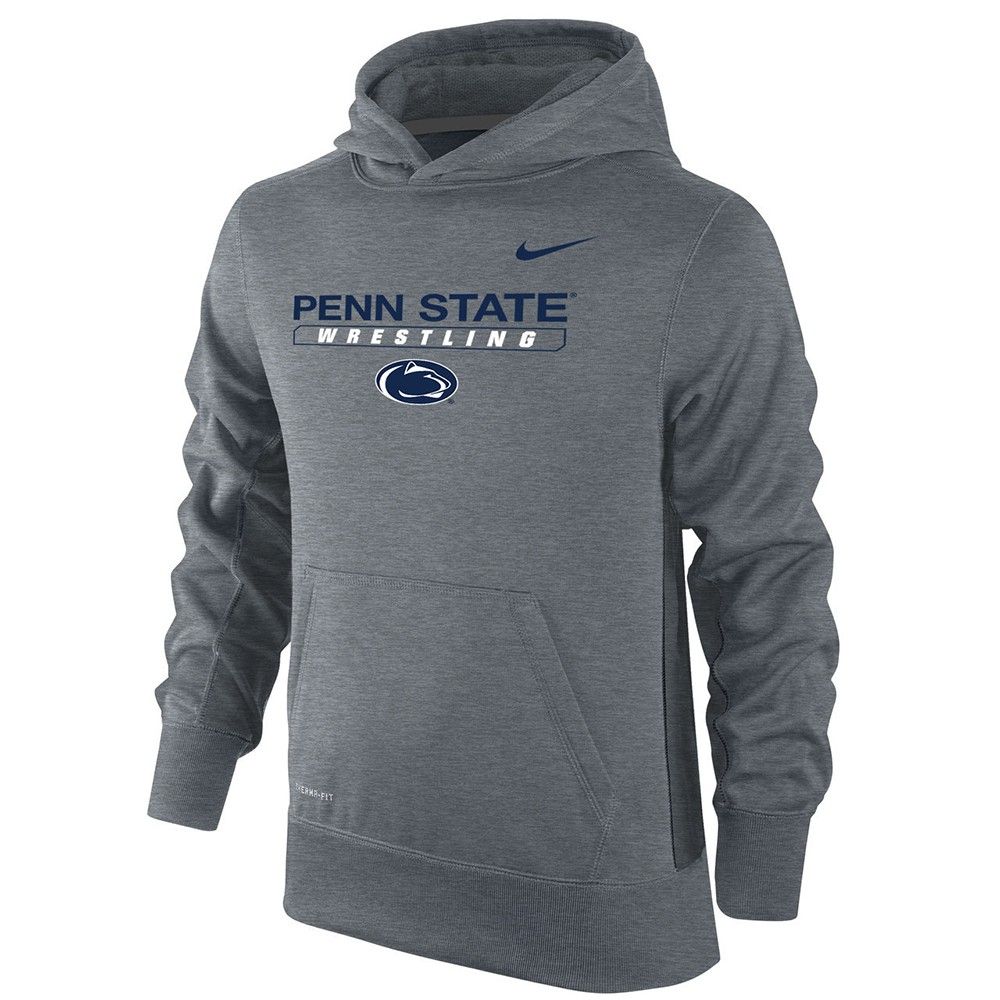 Penn State Nittany Lions Nike KO Therma Fit Hoodie - Blue Chip Wrestling