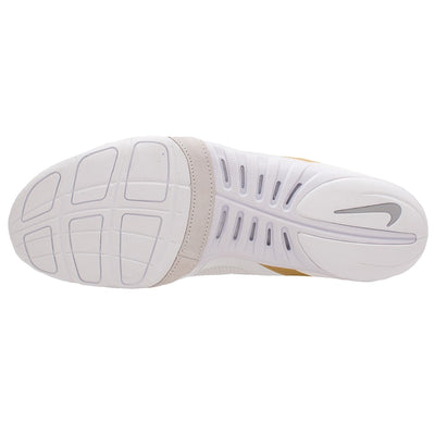 nike freek white and gold