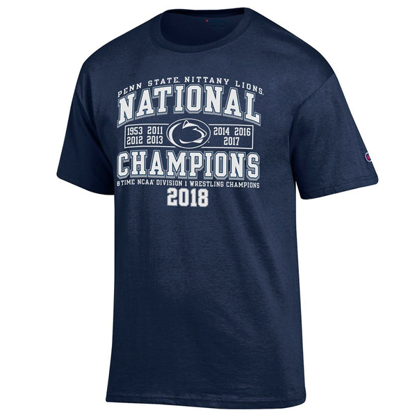2018 Penn State NCAA Wrestling National Champion Shirt - Blue Chip ...