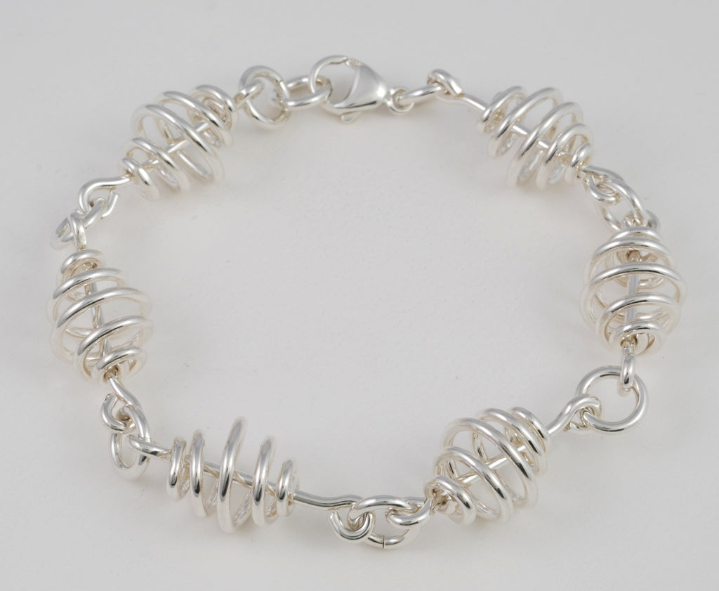 Spiral Bead Bracelet – Masterworks Jewellery By Jonathan Corey