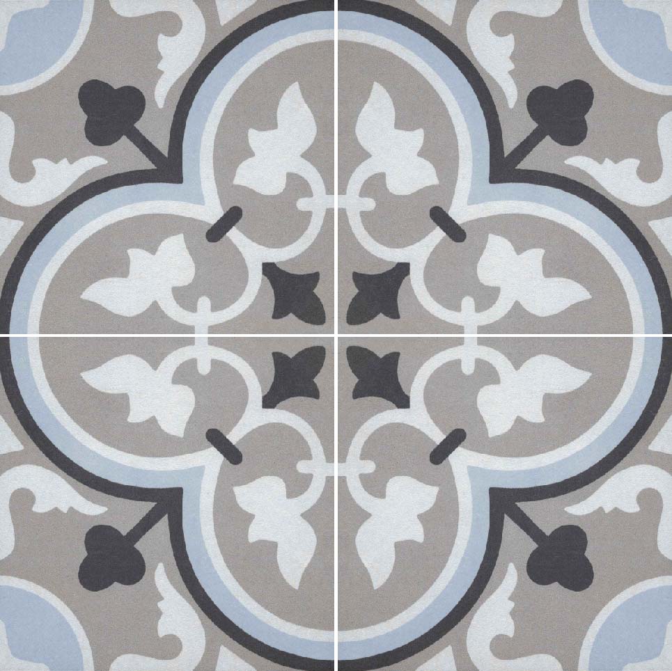 Patterned Tiles: Porcelain and Encaustic Cement