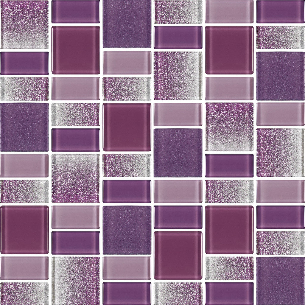 Fusion Purple Glass Mosaic Tiles | Rocky Point Tile - Glass and Mosaic