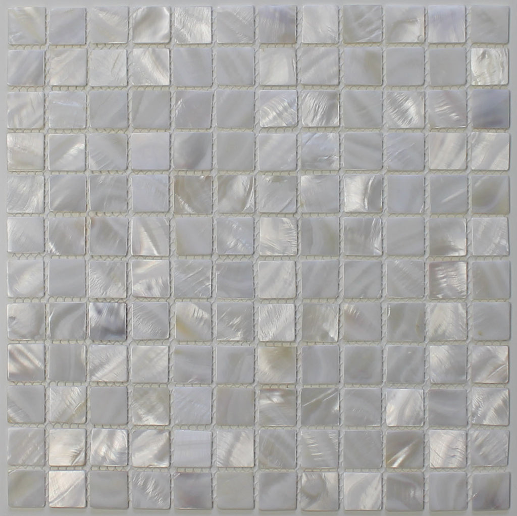 mosaic tiles pearl oyster tile mother backsplash square kitchen glass shell