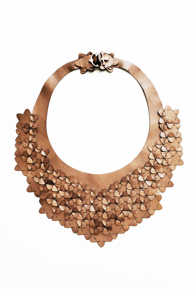 Iris Nijenhuis The Classic Necklace Artificial Leather Copper