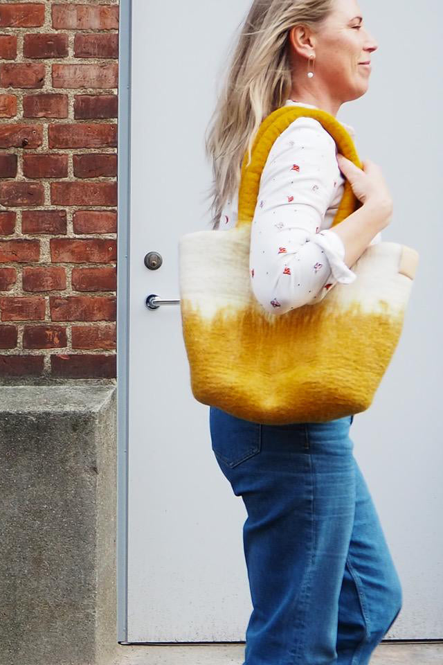 wool felt bags