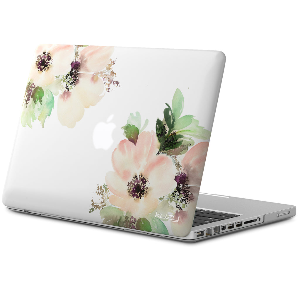 Flower Print MacBook Pro 13" A1278 Rubberized Hard Case