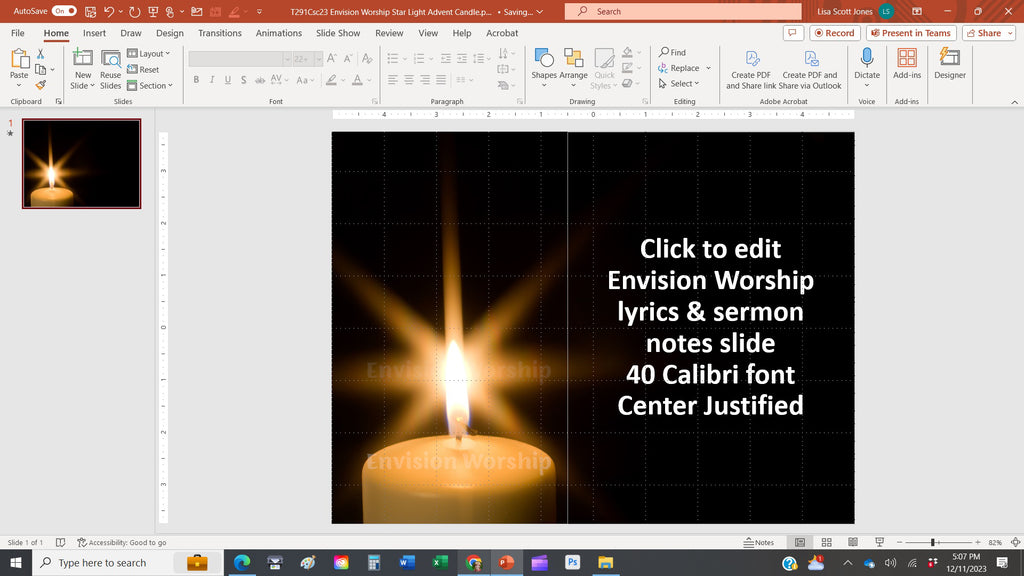 Christmas PowerPoint from Envision Worship