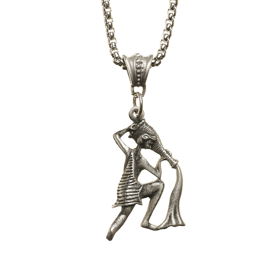 Aquarius Zodiac Figure Necklace | The Alley Chicago