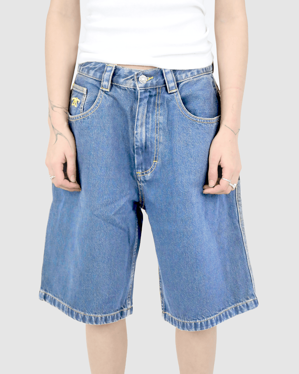 Relaxed 90's Denim Short - Stonewash