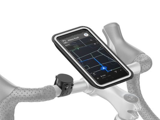 Smartphone mount for bike handlebar