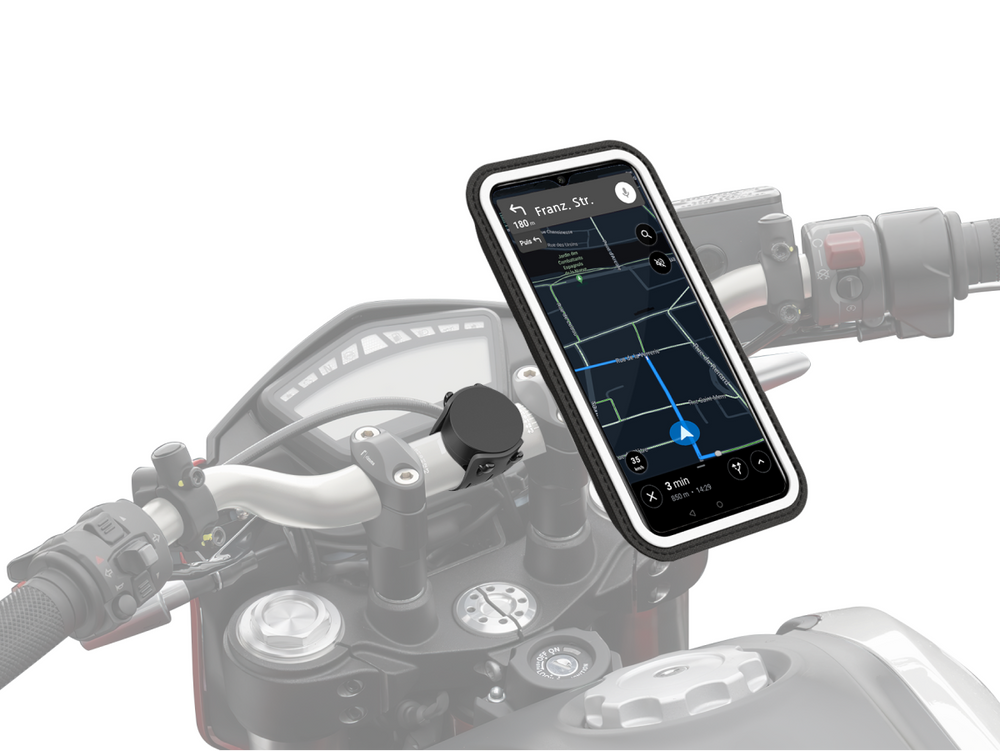 HANTZ + PARTNER  iPhone Halterung für Motorrad, Quad, Motorroller, Fahrrad