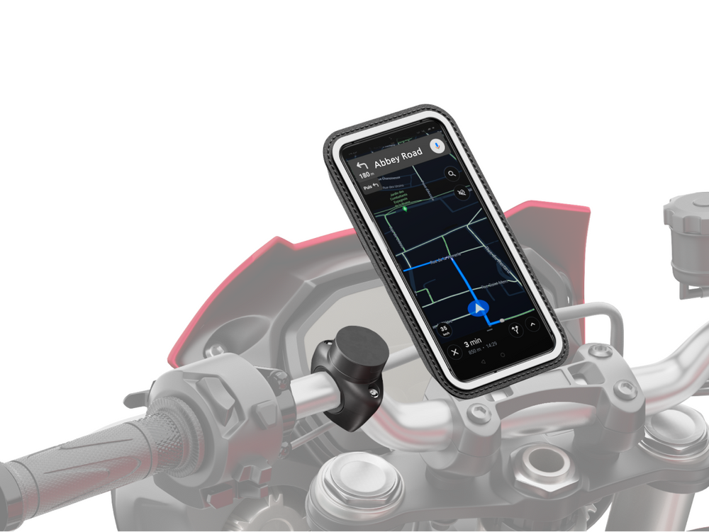 Magnetic smartphone Pro mount for motorcycle handlebar