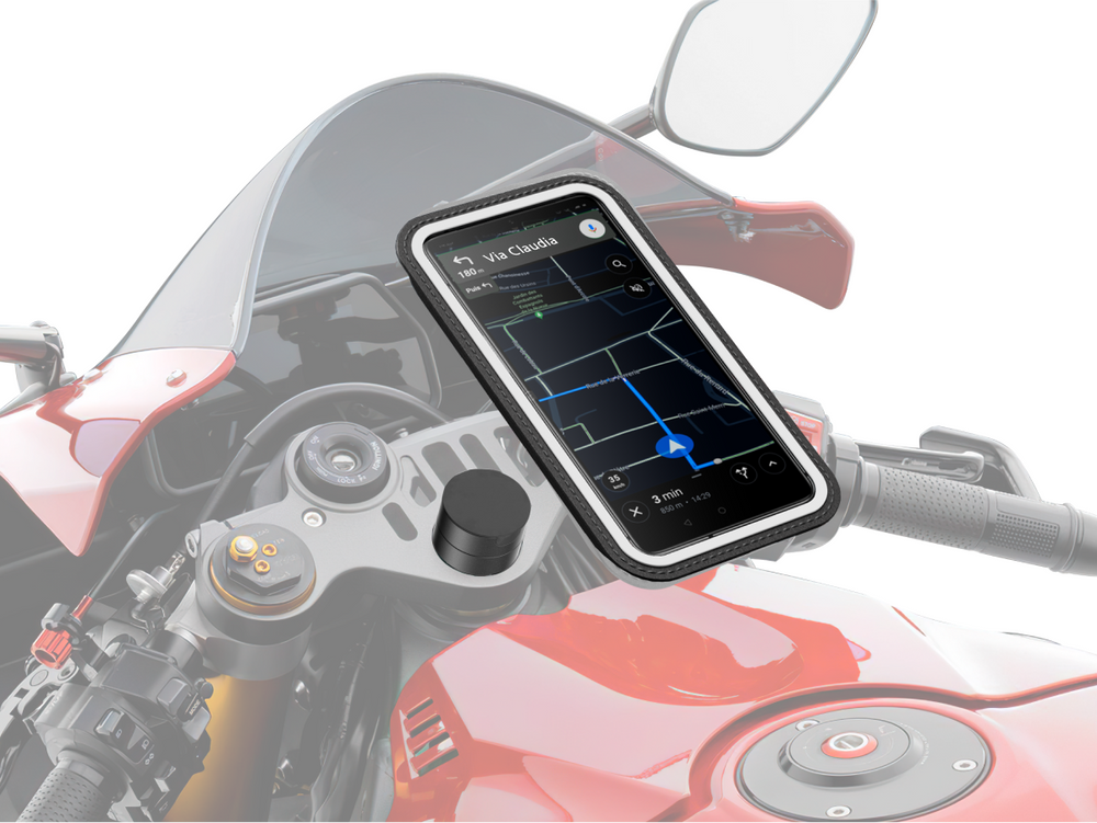 Accessori: Custodia Porta Cellulare Smartphone Android Iphone Universale  Moto Scooter Bici