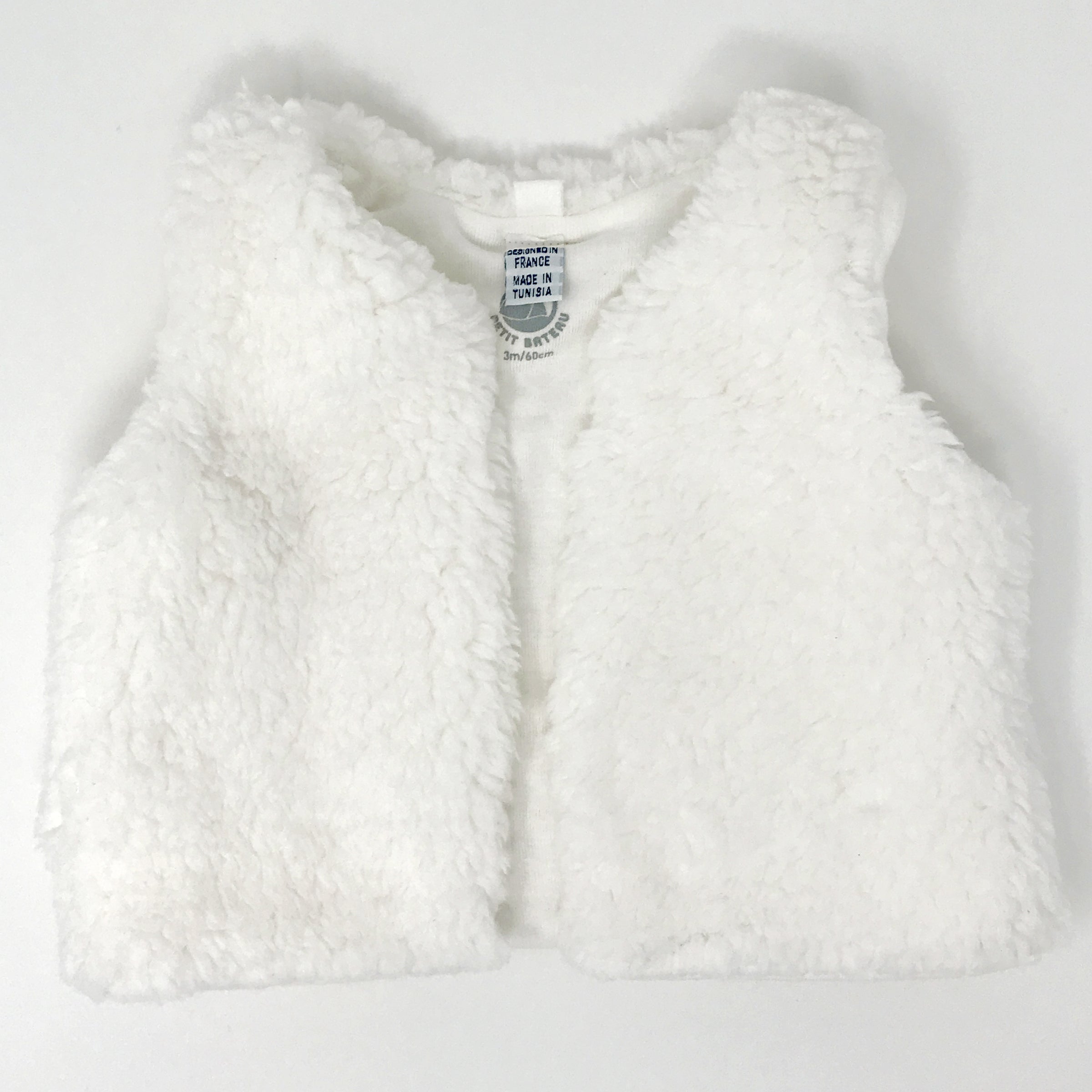 infant sherpa vest