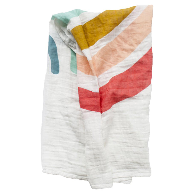 Clementine Kids - Swaddle Blanket - Rainbow – oh baby!