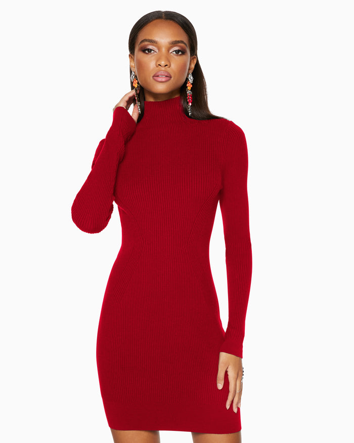 turtleneck mini dress Big sale - OFF 66%