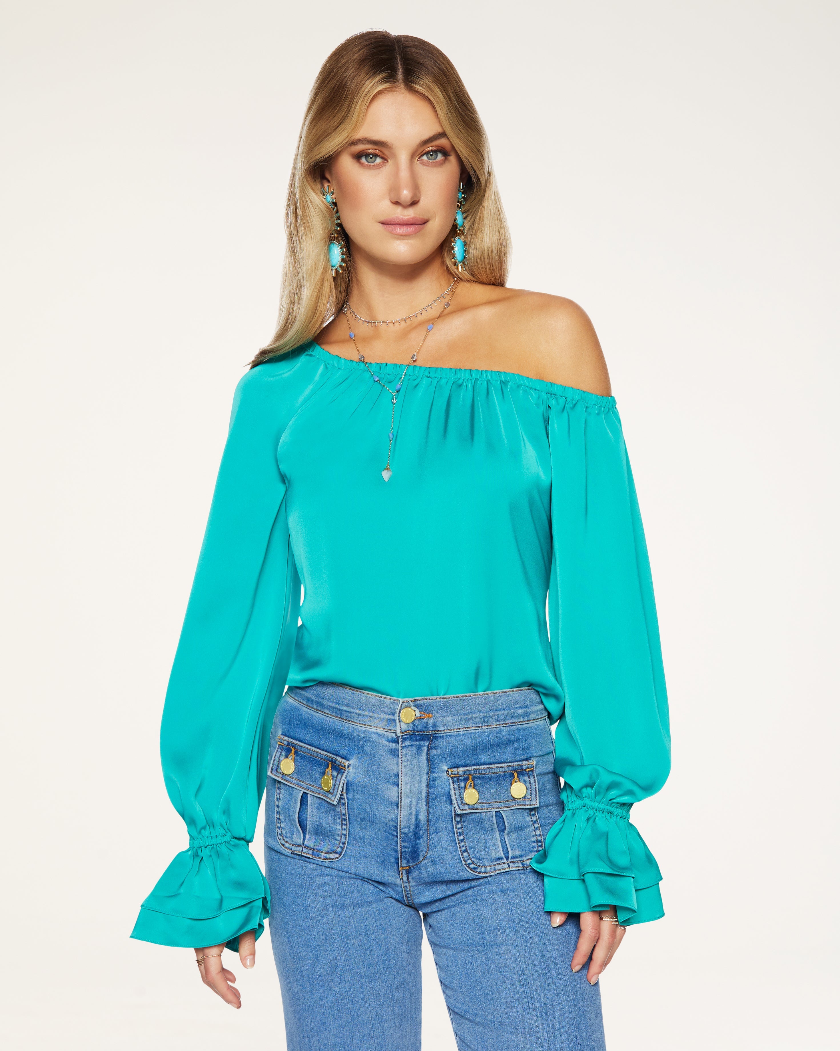  Murphy Off-the-shoulder Top in Oasis