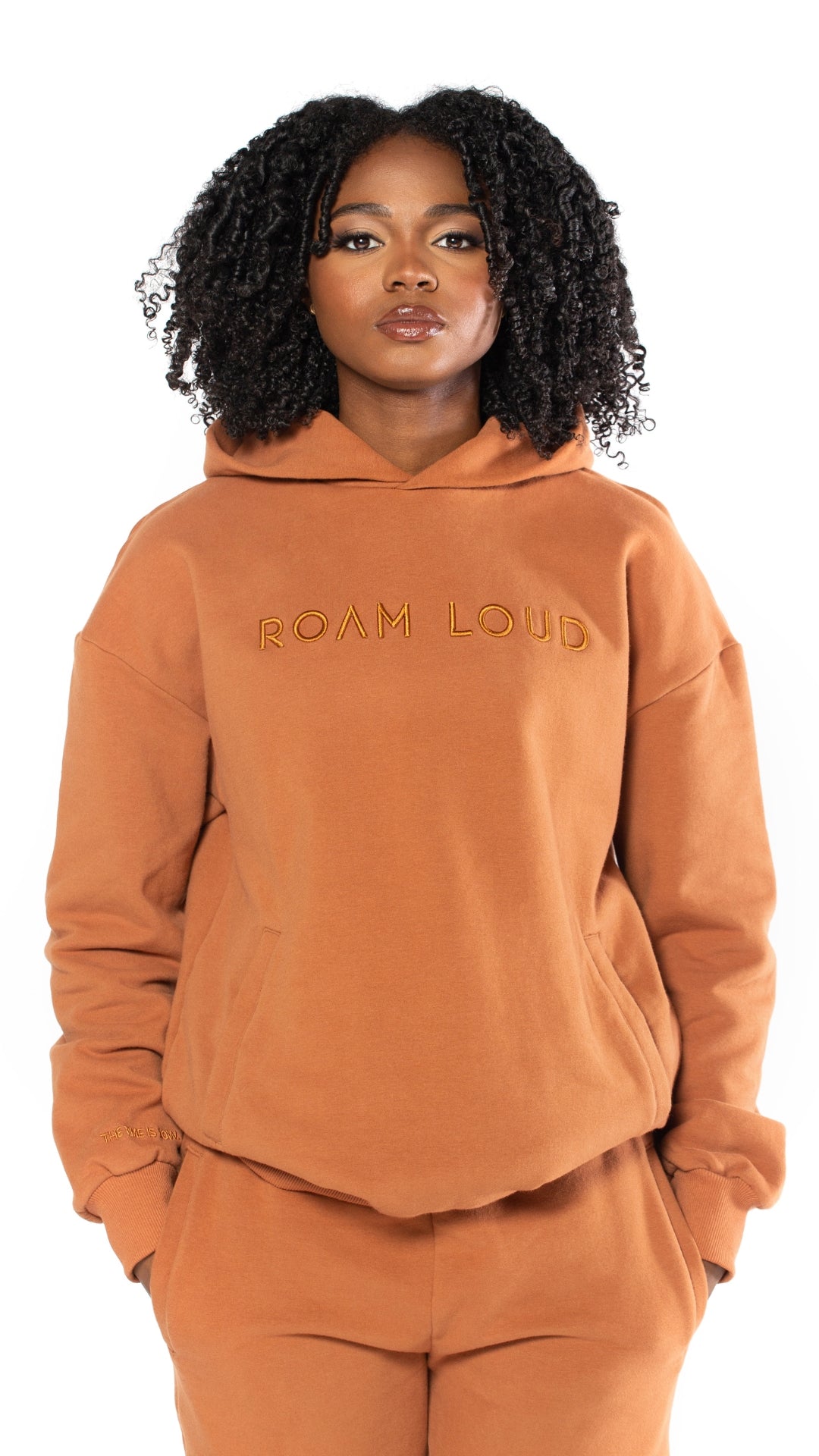 Blanket Unisex Hoodie - Burnt Orange, ROAM LOUD