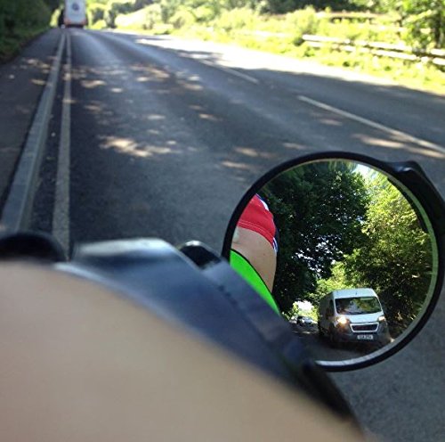 wrist mounted rear view mirror