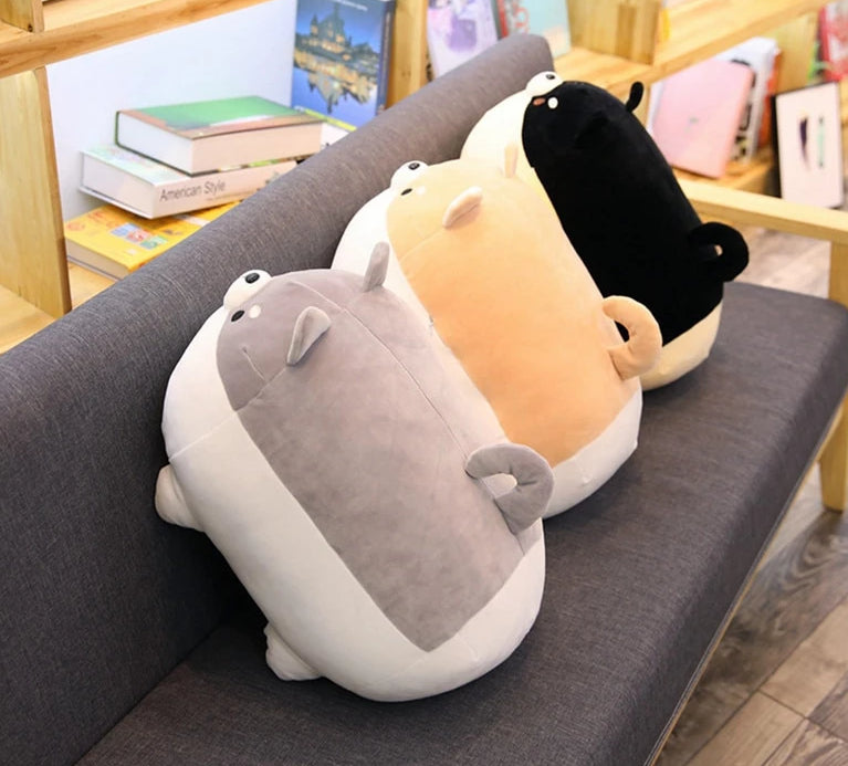 3 angry shiba plush