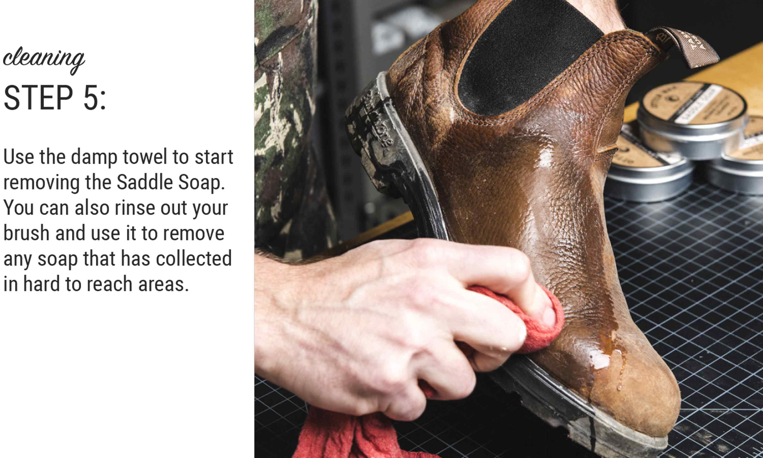 How To Clean Leather Blundstone Boots With Otter Wax Saddle Soap