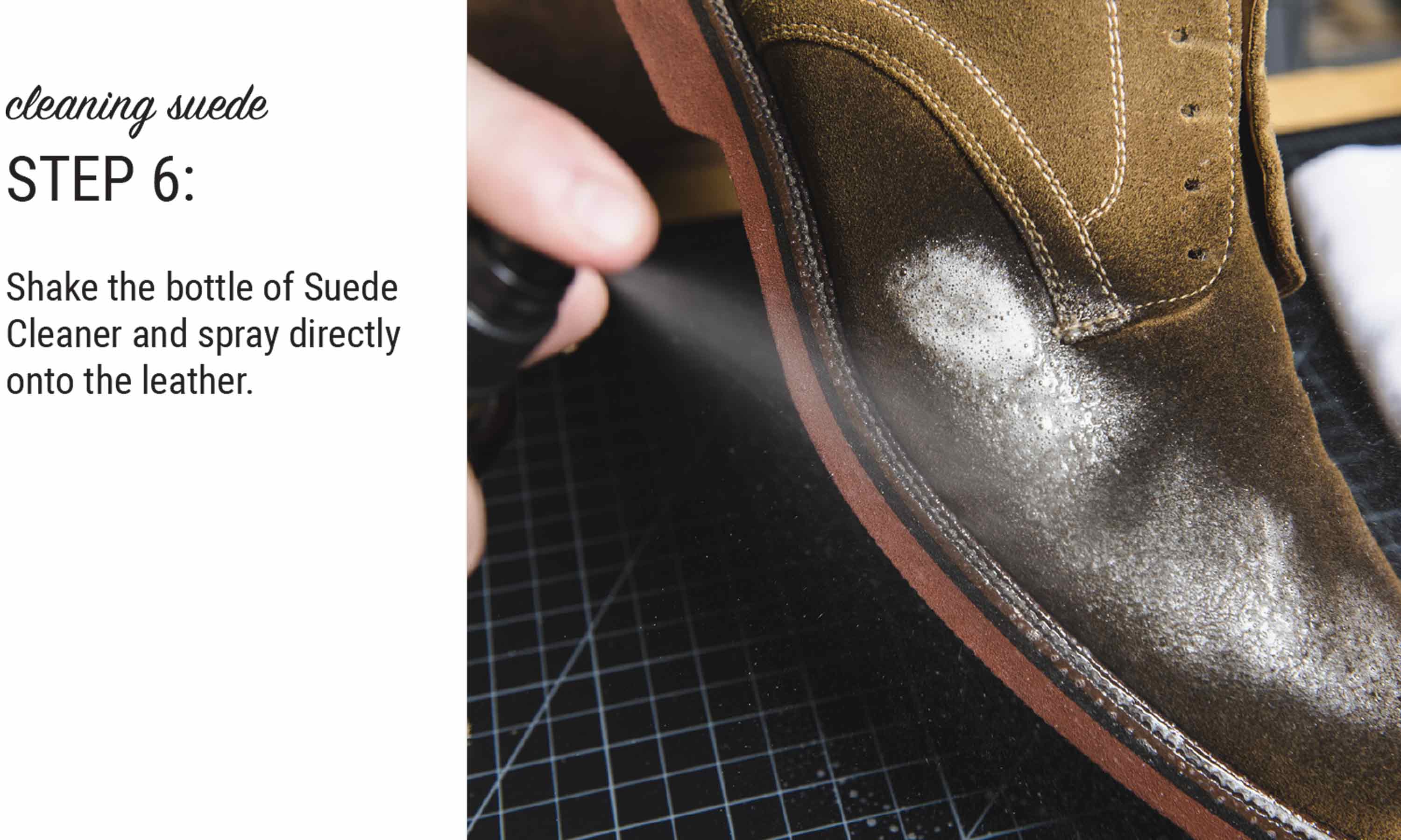 how to clean sueded leather with otter wax suede cleaner