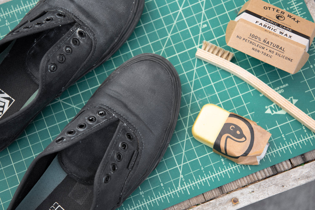 How To Waterproof Vans Sneakers With Otter Wax Fabric Wax