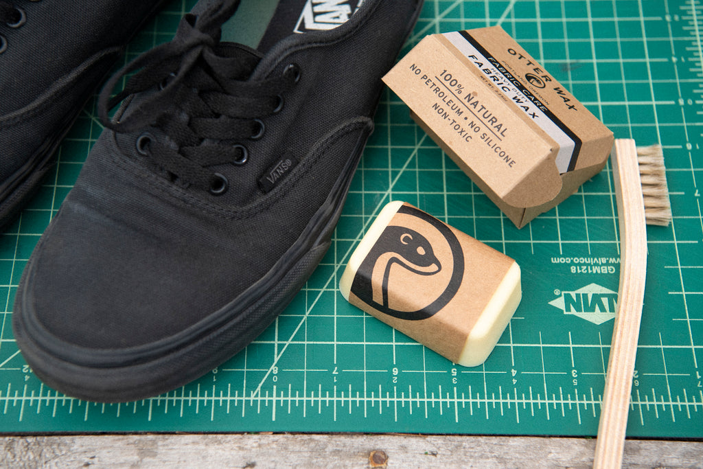 How To Waterproof Vans Sneakers With Otter Wax Fabric Wax