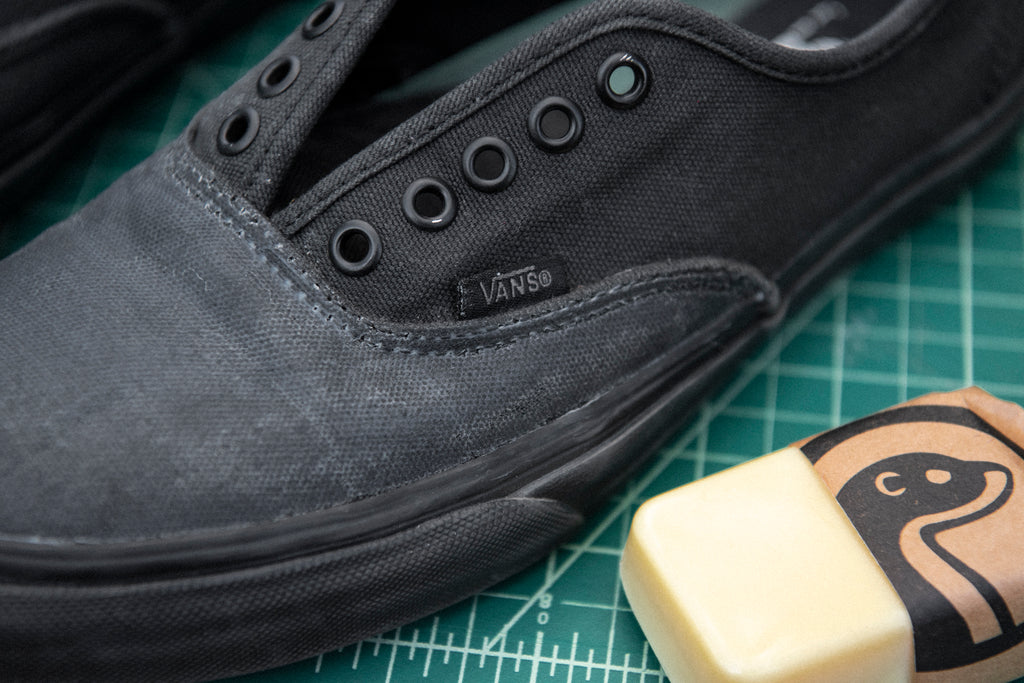 How To Waterproof Vans Sneakers With Otter Wax Fabric Wax