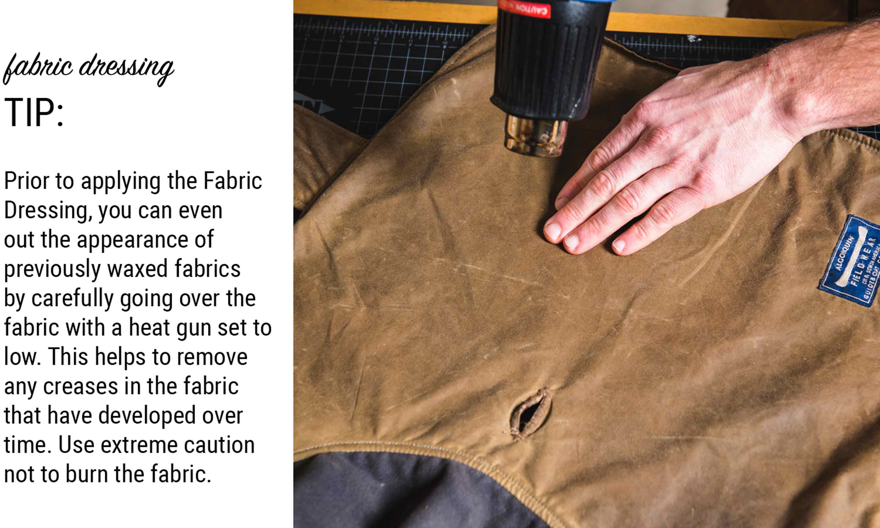 how to waterproof fabric with otter wax heat activated fabric dressing