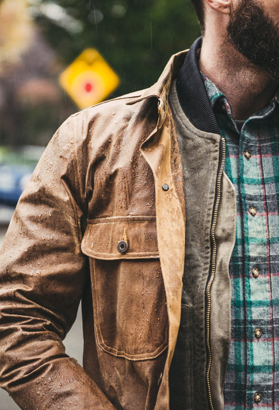 dry wax work jacket