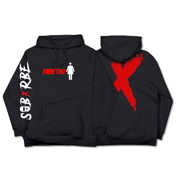 sob x rbe hoodie red