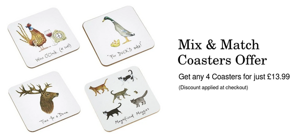 Mix and match coasters