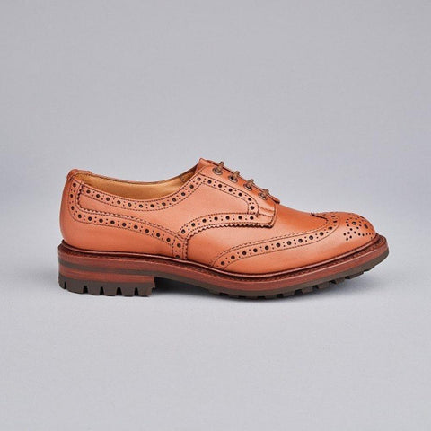 Trickers Bourton - Country Shoe available in Acorn, Marron