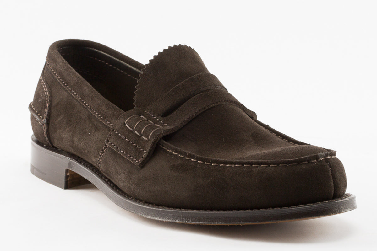 Church's Pembrey Loafers in Brown Castoro Suede