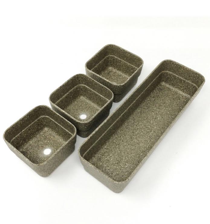 Eco Planter Herb Pots with Tray