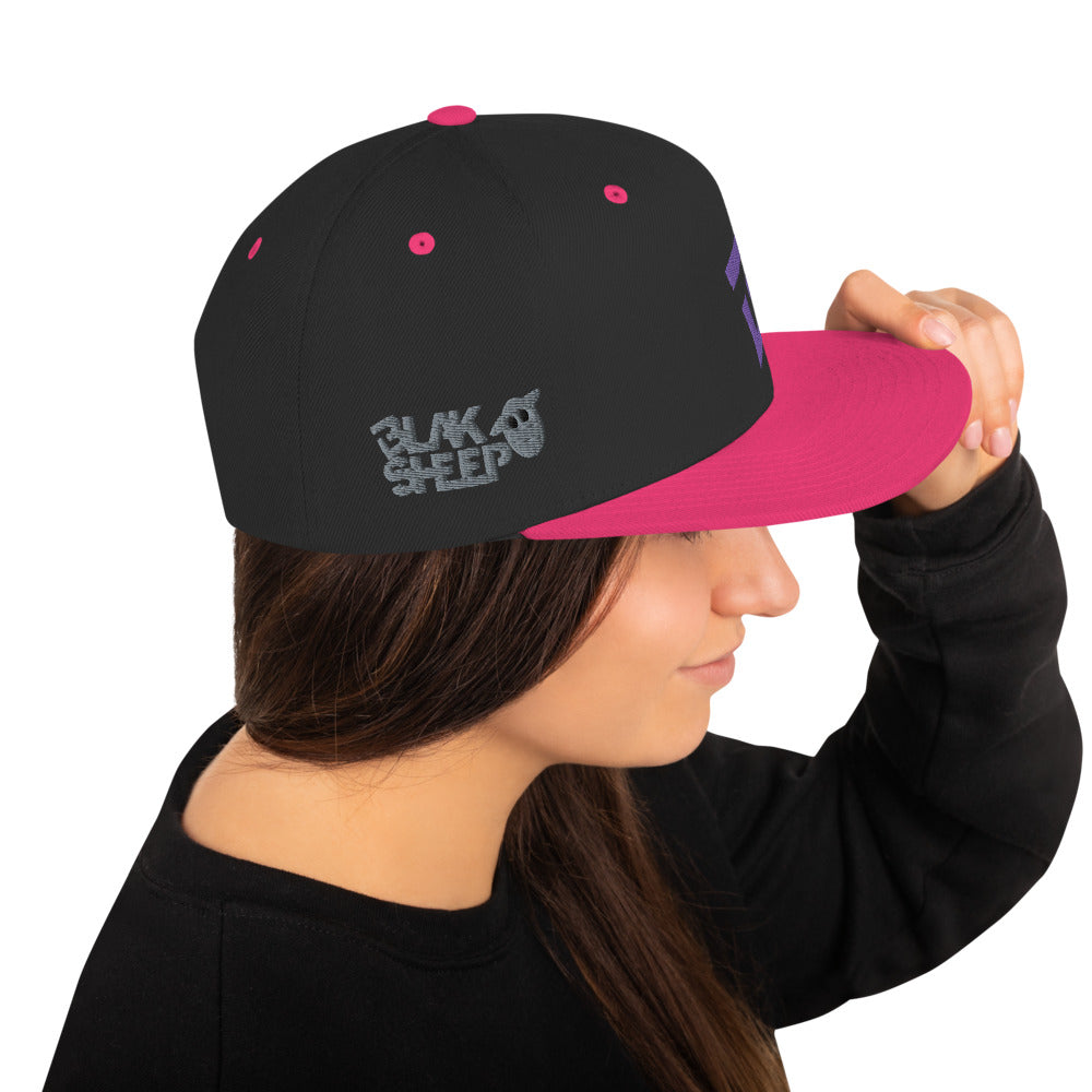 B Logo Snapback Hat – Blak Sheep Snowboards