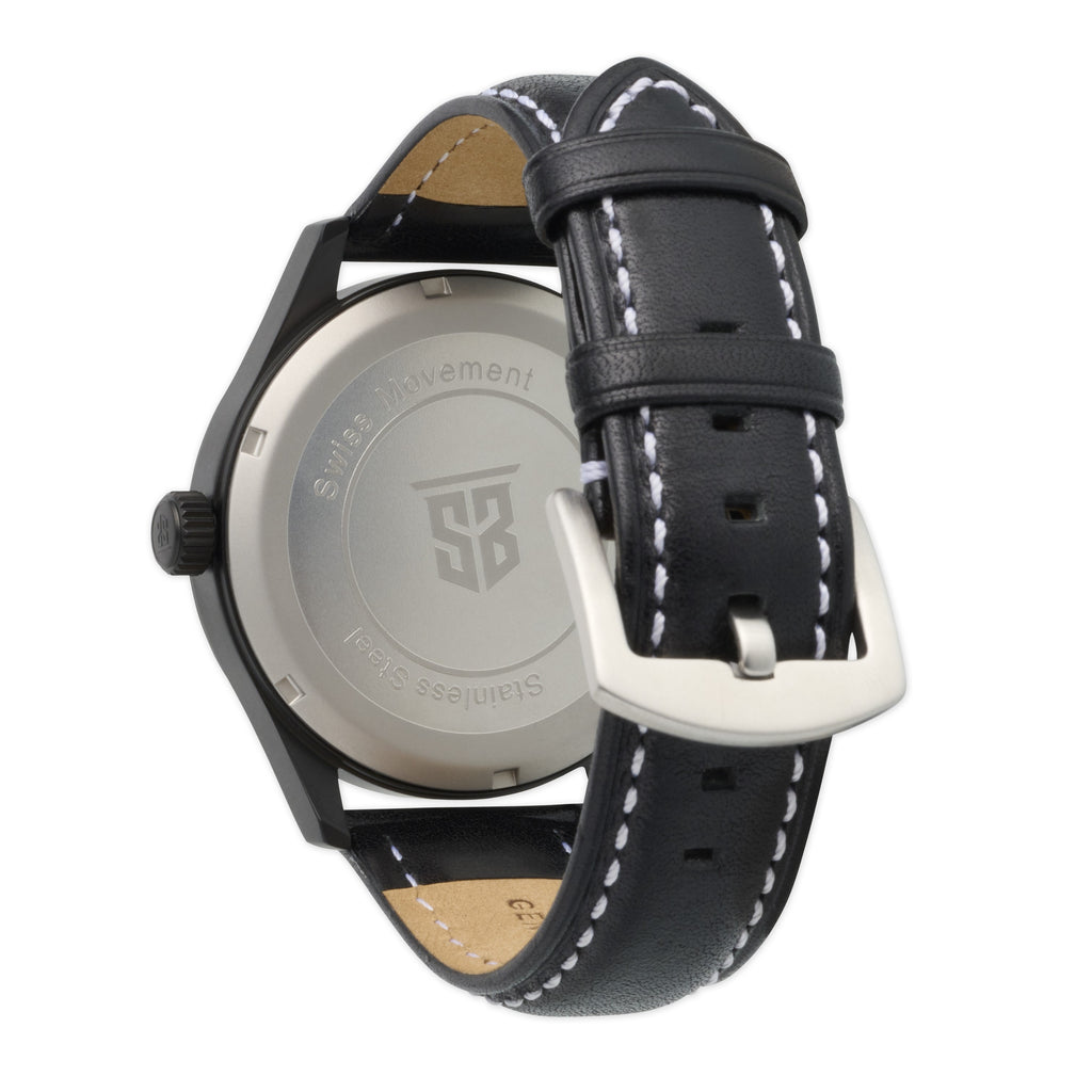 Men's Leather 22mm Watch Strap