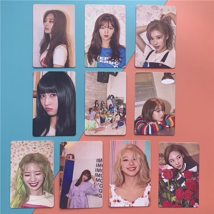 10 Pcs Set Kpop Twice Momo Sana Mina Fancy You Lomo Card Once Collec Kpopshop
