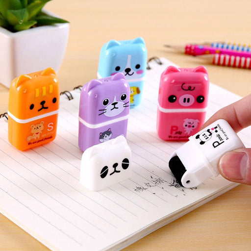 Cute Erasers For Kids, Cute Cartoon Rubber, Fun Party Favor