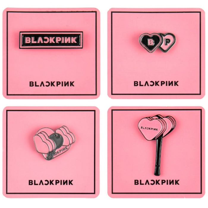 blackpink new album light stick logo brooch badge pins