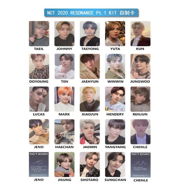 Kpop NCT 2020 photocards New RESONANCE Pt.1 2 album HD high quality NC ...