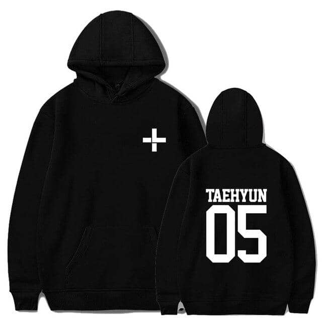 TXT SOOBIN TAEHYUN Hooded Itself Kpop Oversize Pullovers Hoodies — Kpopshop