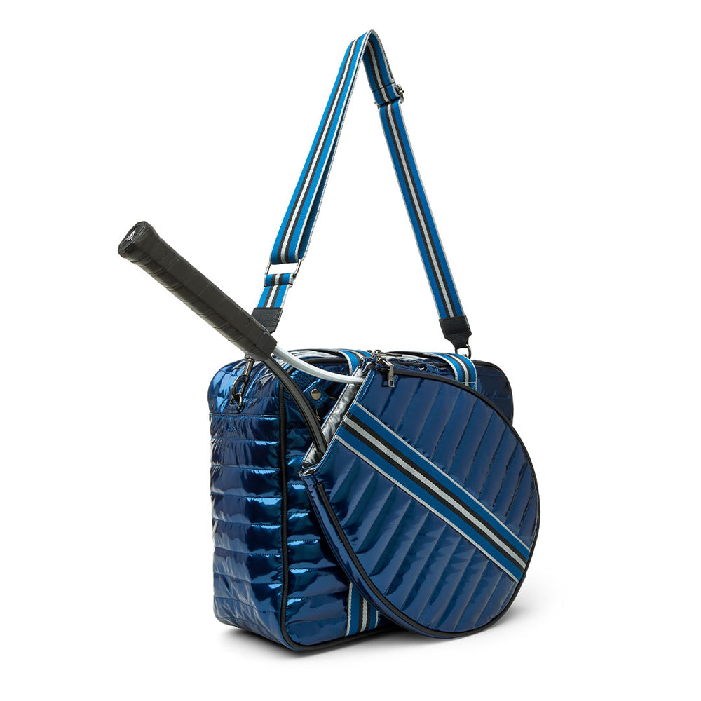 Think Royln Sporty Spice Pickleball Bag - Hampton Blue Patent - 7 SOUTH