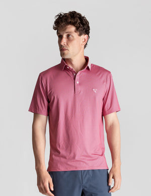 Birddogs Performance Polo - Coral Navy Bowtie - 7 SOUTH