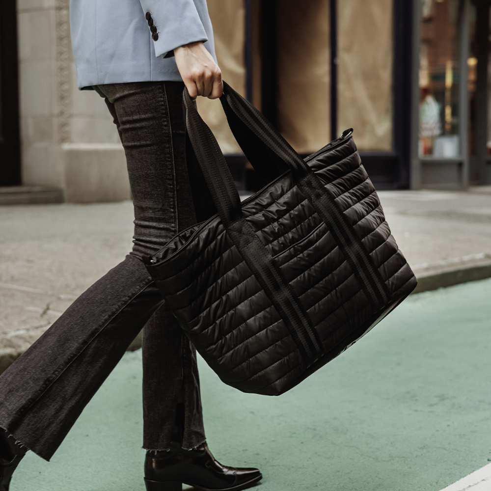 THINK ROYLN  Wingman Bag Black Patent – Classy Bag Lady
