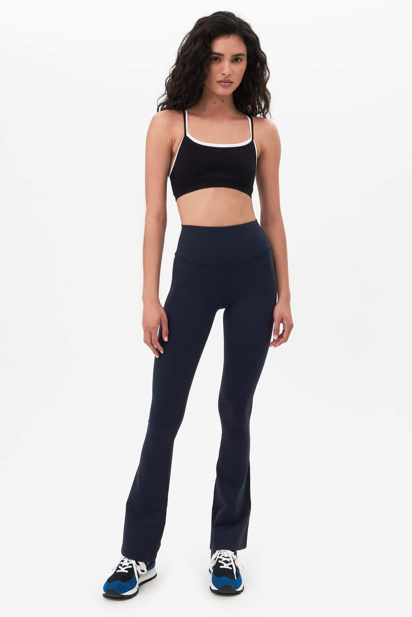 Splits 59 Raquel High Waist Flared Legging - Indigo - 7 SOUTH