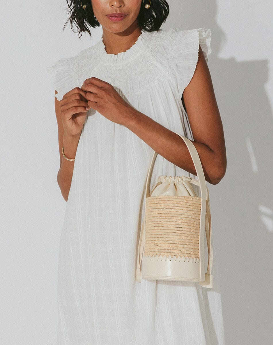 Think Royln The Dalton Lady Bag in White Patent